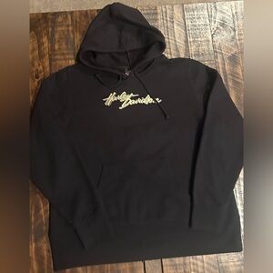 Harley-Davidson Black Sweatshirt with Gold Script